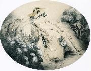 Louis Lcart Hydrangea painting